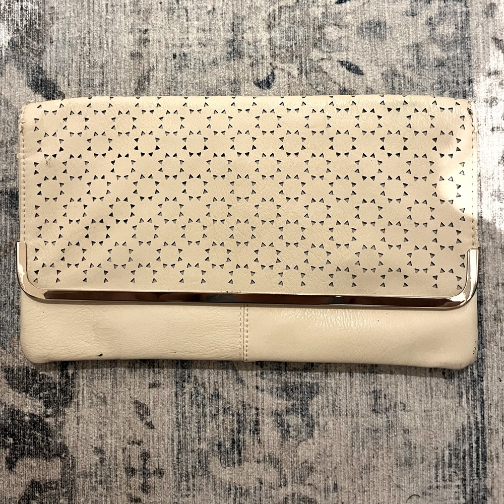 Clutch or over the shoulder side purse